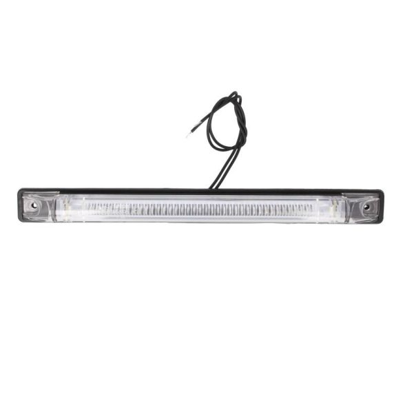 Helyzetfény led,fehér 25cm 12-24V