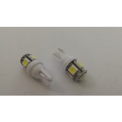 Izzó SMD 24V T10 5LED fehér