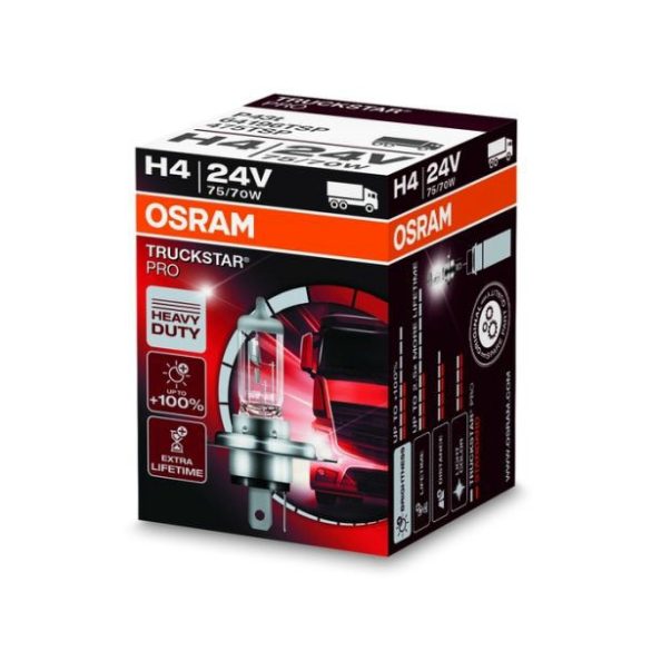 Osram izzó H4 24V 75/70W