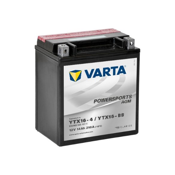 Akku motor 12V,14ah 210A J+ VARTA